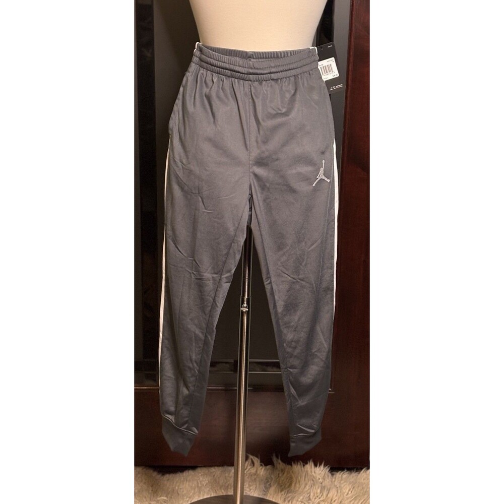 New Boys Jordan Jumpman Dark Grey Joggers NWT Size Medium 10-12 Years Old  $35